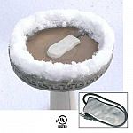 Your backyard birds will thank you for using this birdbath ice eliminator. Designed for use in a variety of birdbaths. Thermostat helps to control the temperature and ice eliminator is economical and energy efficient.